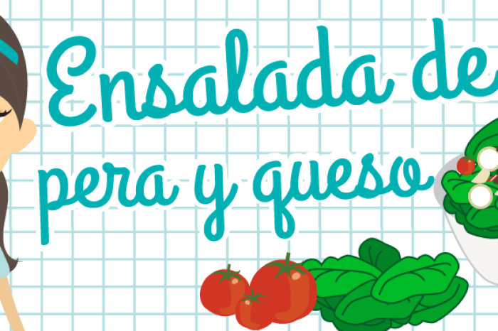 Cabecera ensalada de pera | Maid in barcelona