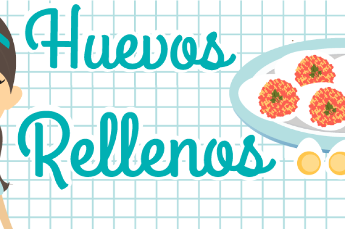 Receta de cocina de Huevos rellenos | Sevilla con los peques